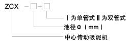 ZCX型中心傳動單(雙)管吸泥機(jī)